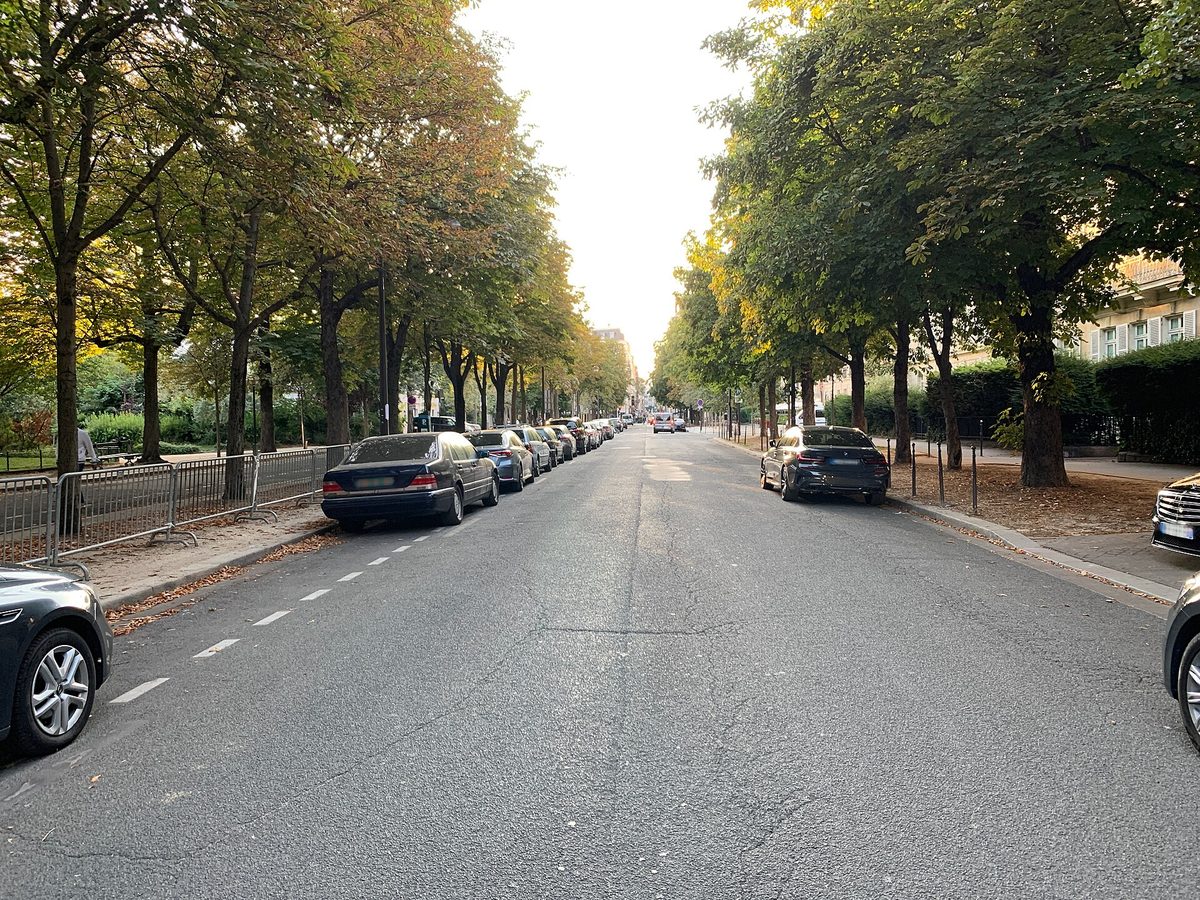 L'avenue Gabriel, dans le 8e arrondissement de Paris