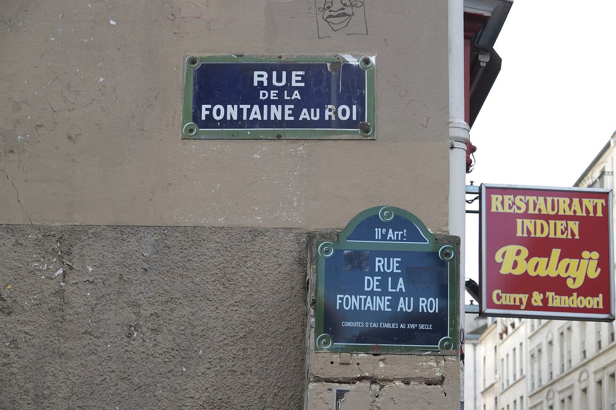 La rue de la Fontaine-au-Roi, dans le 11e arrondissement