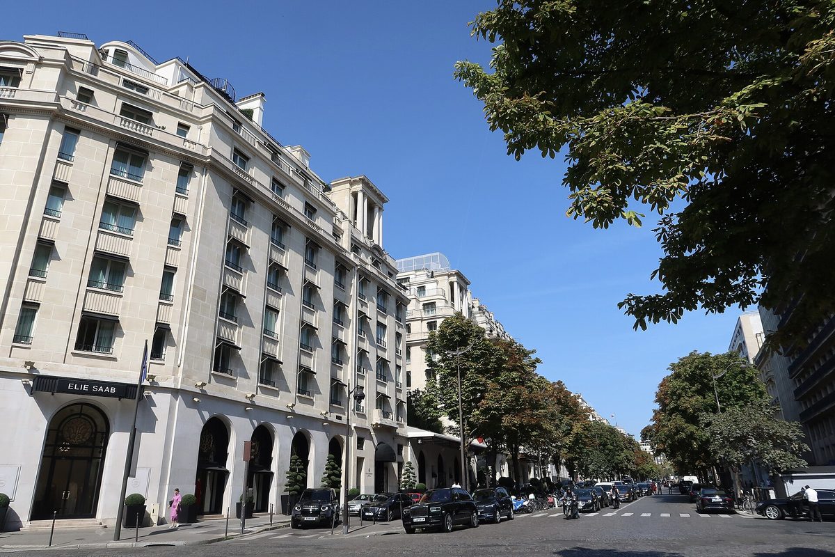 L'avenue George-V, dans le 8e arrondissement de Paris