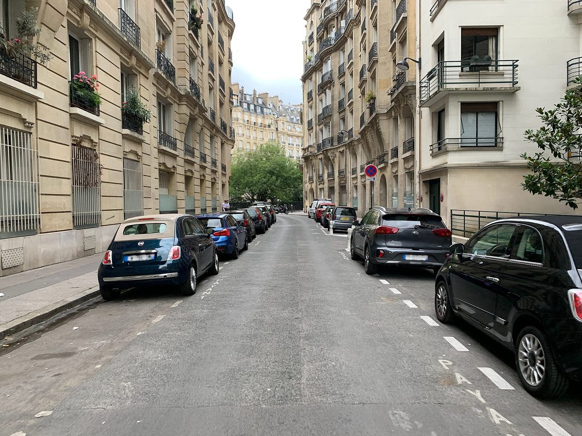 La rue Jean-Richepin, dans le 16e arrondissement de Paris