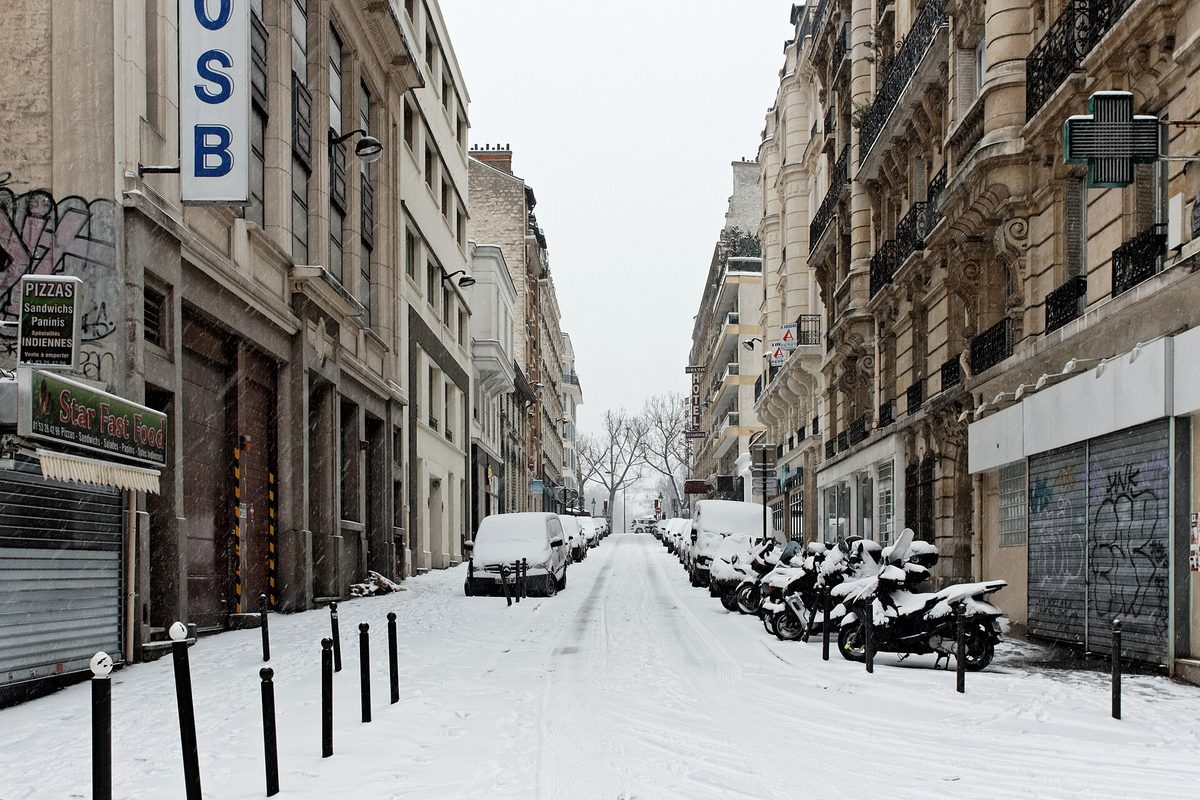 La rue Lucien-Sampaix, dans le 10e arrondissement de Paris