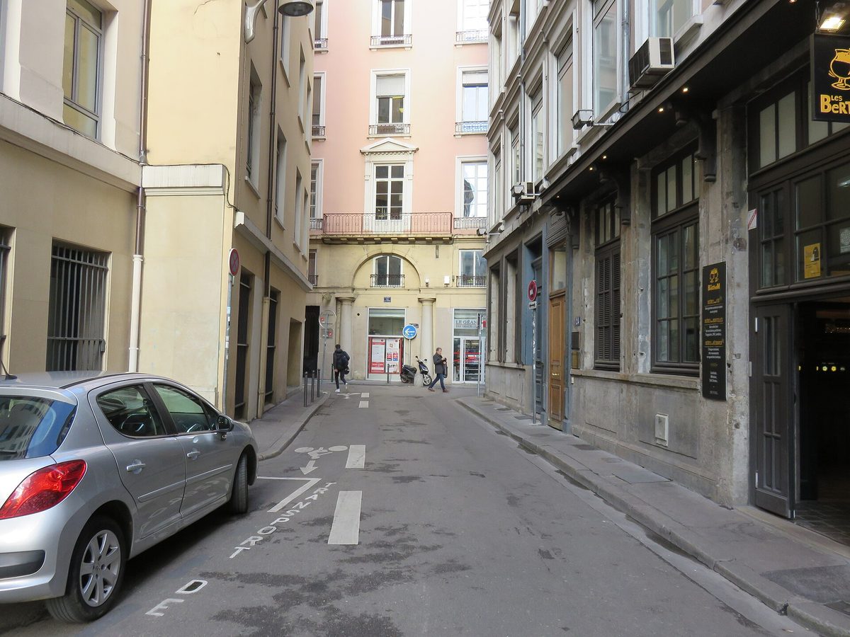 La rue Pizay, dans le 1er arrondissement de Lyon