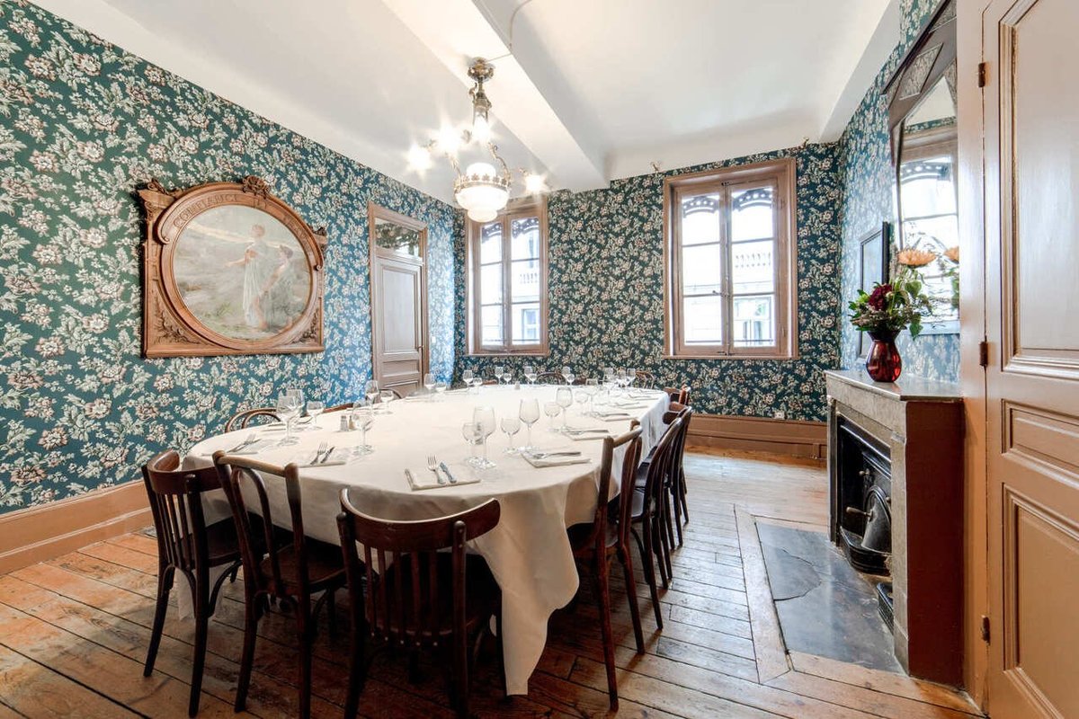 Un salon du Café Comptoir Abel, à Lyon