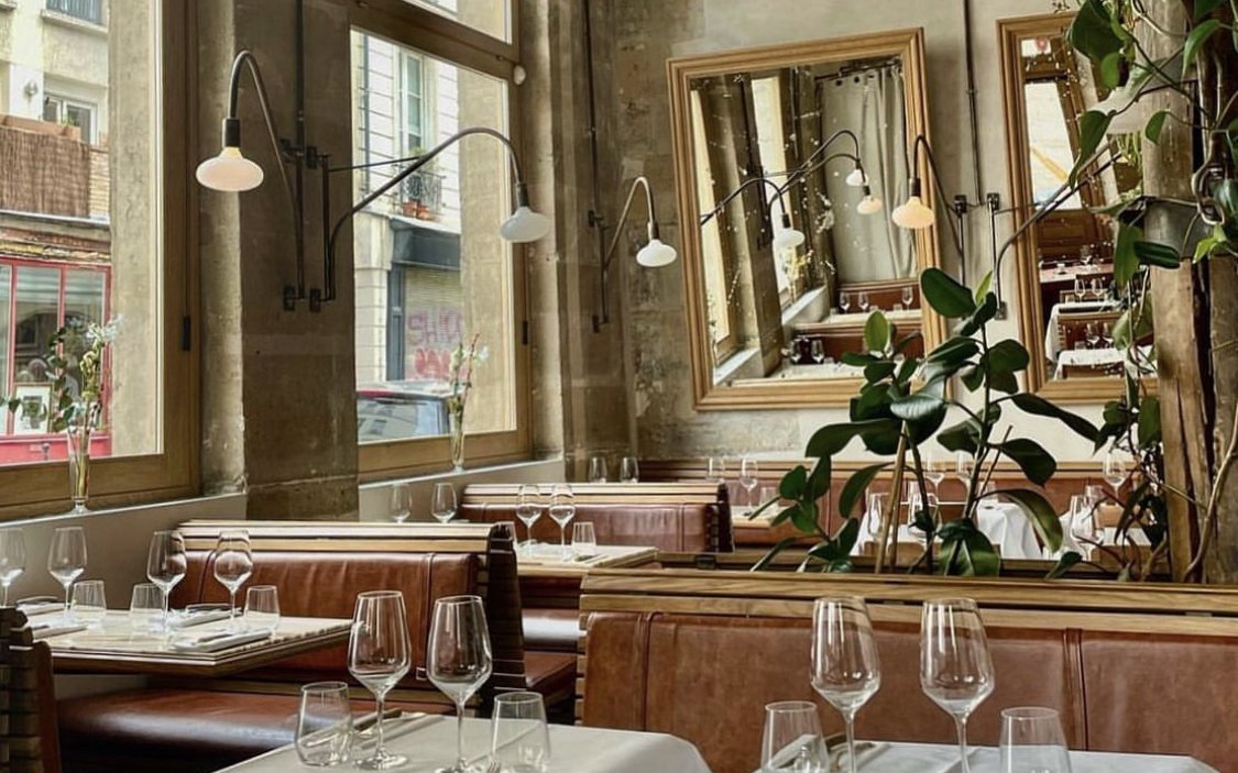 La salle de Carboni's, rue de Poitou à Paris