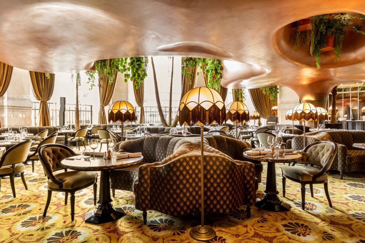 La salle du restaurant CoCo, au Palais Garnier à Paris