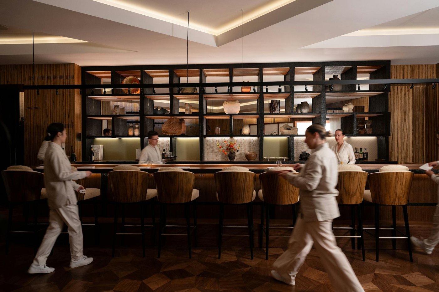La salle de Hakuba, au Cheval Blanc Paris