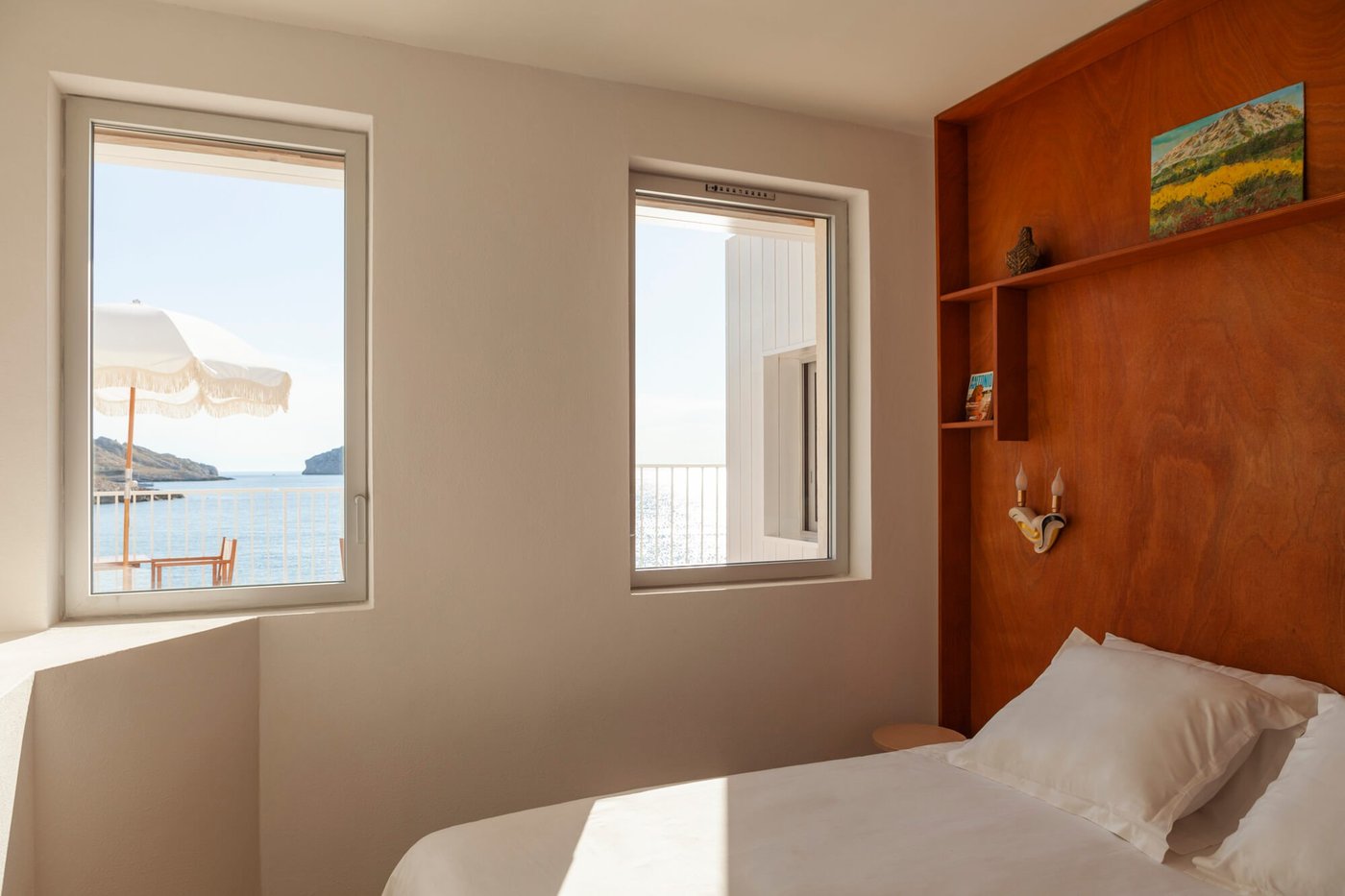 La vue sur la mer depuis le Tuba Club, aux Goudes à Marseille